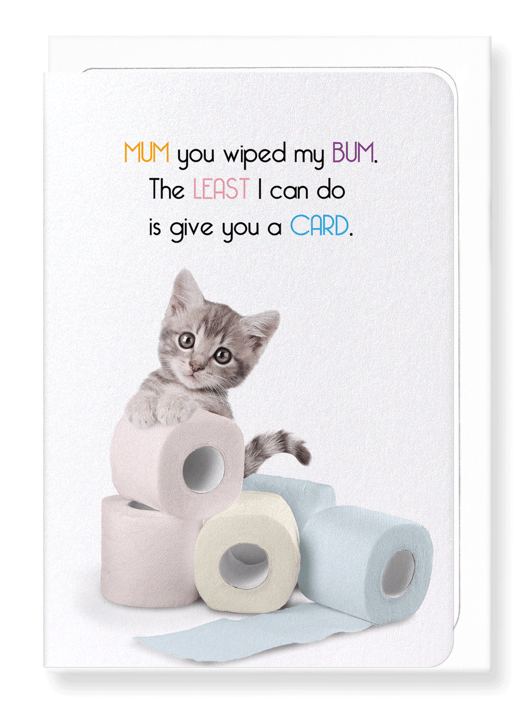 MUM FOR MY BUM: Greeting Card