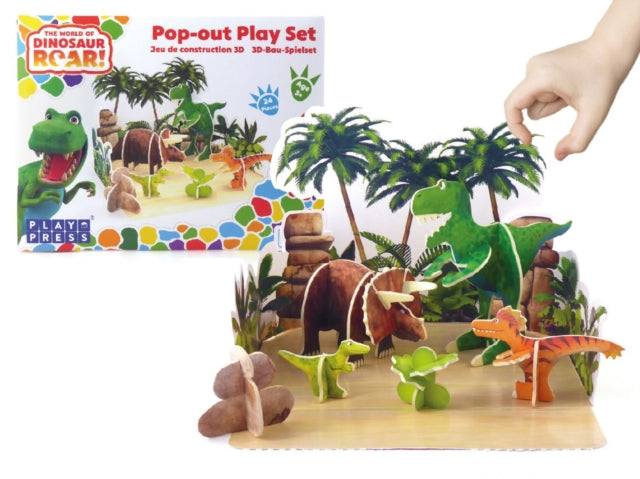 Dinosaur Roar Playset-0797153979276