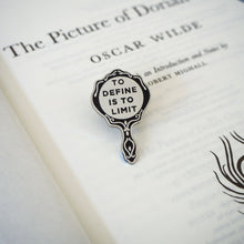 Cargar imagen en el visor de la galería, The Picture of Dorian Gray Enamel Pin Badge - Gothic Mirror
