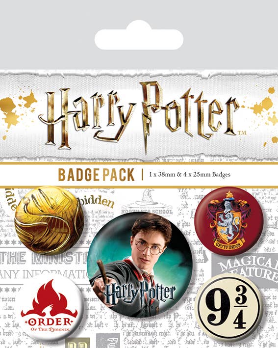 Harry Potter (Gryffindor) Badge Pack