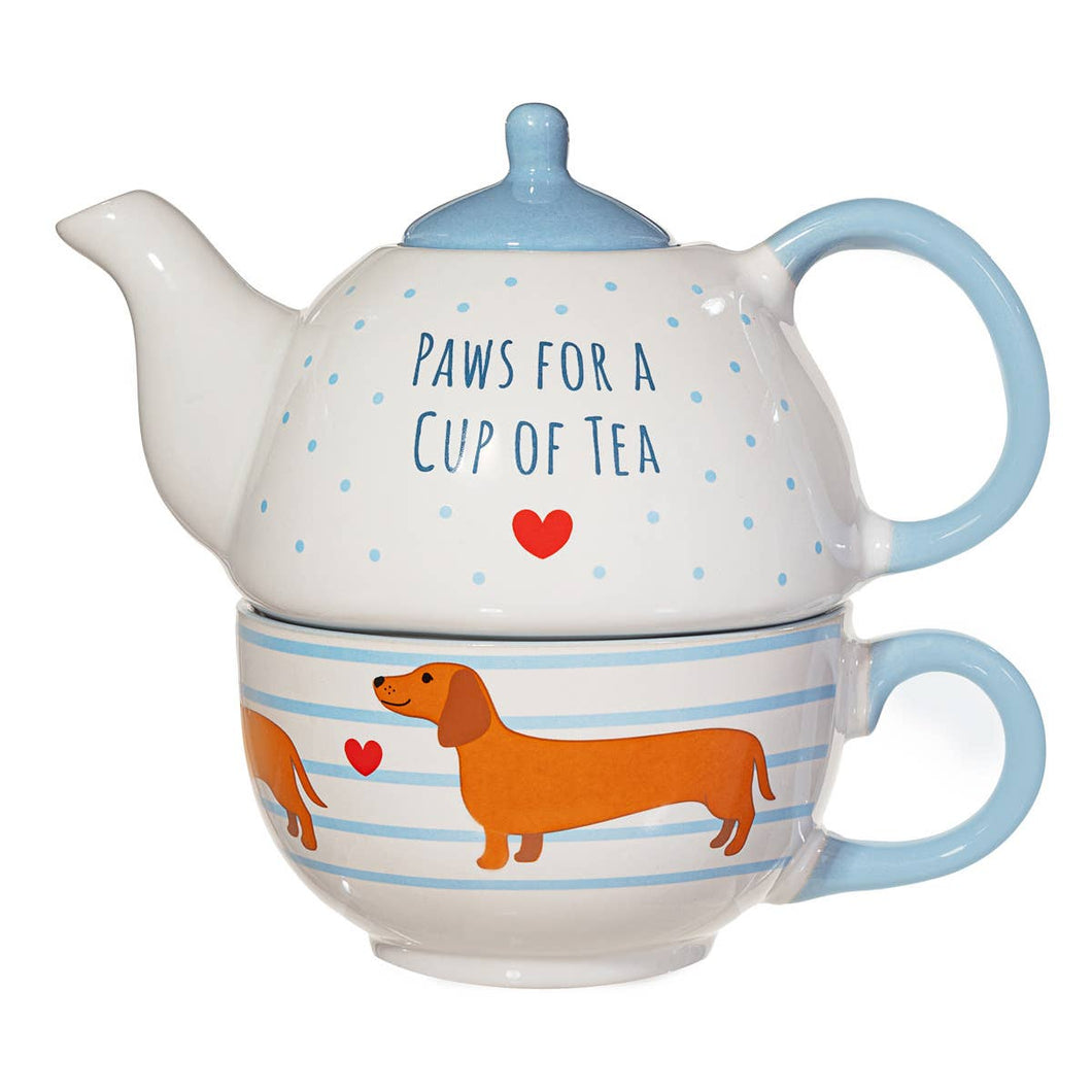 Sausage Dog Tea for One