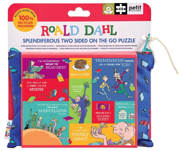 Roald Dahl Splendiferous Two Sided On the Go Puzzle-5055923785607