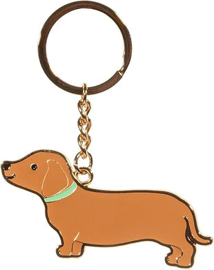 Dachshund Enamel Keyring-5055992796740