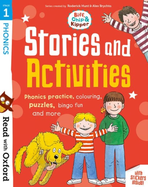 Read with Oxford: Stage 1: Biff, Chip and Kipper: Stories and Activities : Phonics practice, colouring, puzzles, bingo fun and more-9780192764614