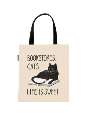 Bookstore Cats Tote Bag-9780593276730