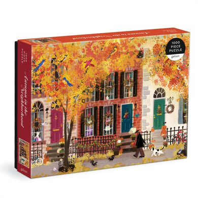 Autumn in the Neighborhood 1000 Piece Puzzle-9780735375284