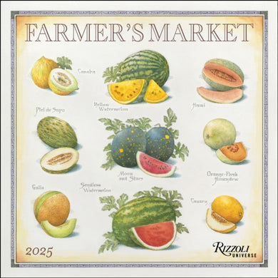 Farmer's Market 2025 Wall Calendar-9780789344779