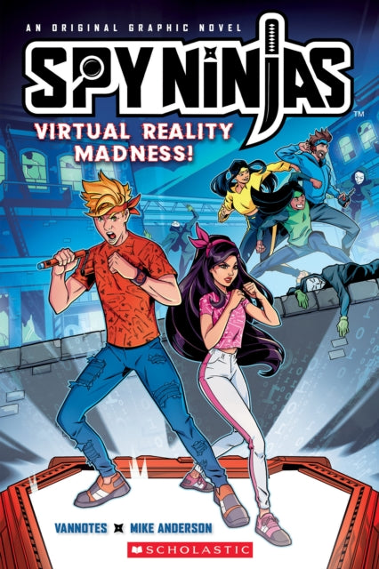 Spy Ninjas Official Graphic Novel: Virtual Reality Madness!-9781338814613