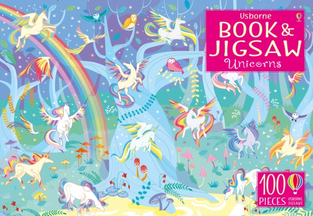 Usborne Book and Jigsaw Unicorns-9781474952699