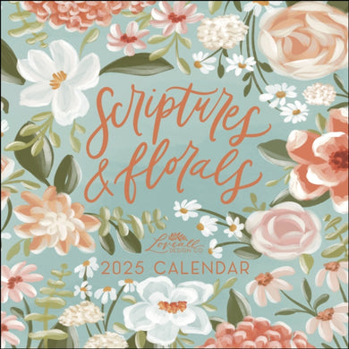 Scriptures and Florals 2025 Wall Calendar-9781524889487