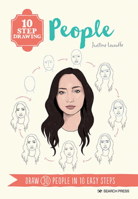 10 Step Drawing: People : Draw 30 People in 10 Easy Steps-9781782218548