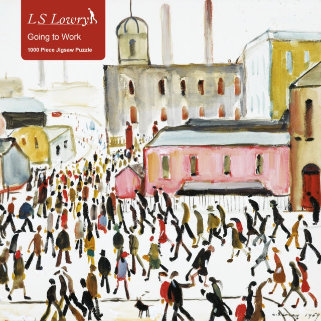 Adult Jigsaw Puzzle L.S. Lowry: Going to Work : 1000-piece Jigsaw Puzzles-9781786646347