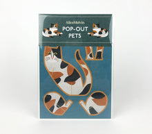 Cargar imagen en el visor de la galería, Pop-Out Cat Blank Greeting Card by Alice Melvin
