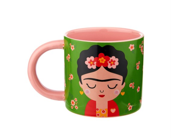 Frida Kahlo Boho Fiesta Mug by Sasse and Belle