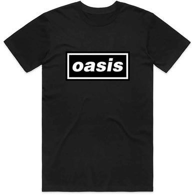 Oasis T-Shirt (Unisex/Black/M)-5056187723756