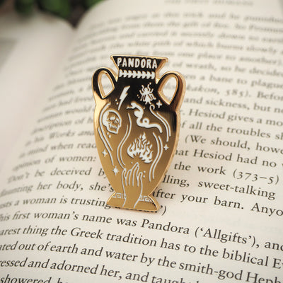 'Pandora's Jar' Enamel Pin Badge-5011000002289