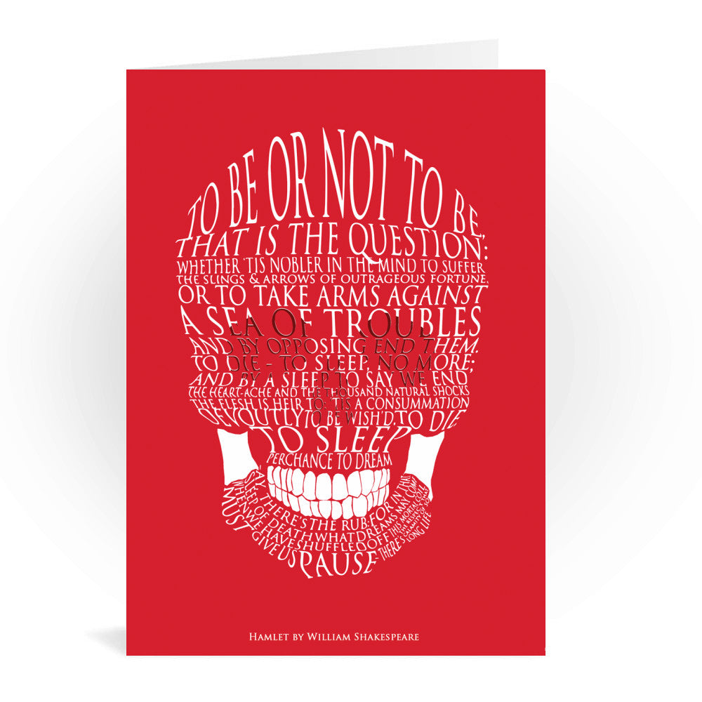 Hamlet Blank Greeting Card-5052849110902