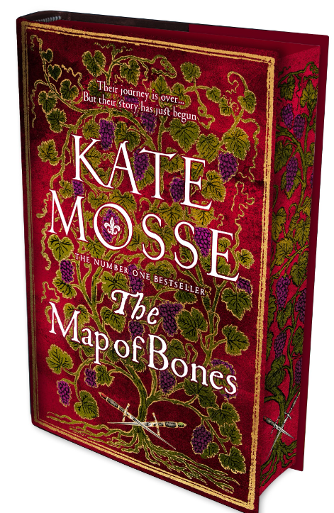 SIGNED LIMITED EDITION WITH SPRAYED EDGES The Map of Bones : A Triumphant Historical Epic of Love and Courage From the No. 1 Bestselling Author by Mosse, Kate