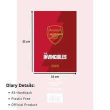 Cargar imagen en el visor de la galería, ARSENAL FC 2025 A5 DIARY
