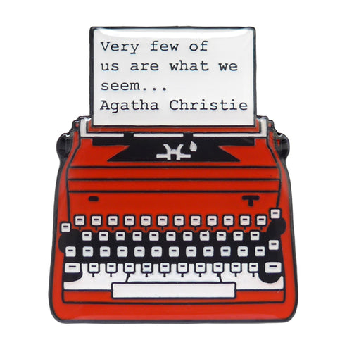 Agatha Christie Pin Badge-5011000000025