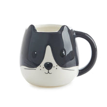 Cargar imagen en el visor de la galería, Kitty! Ceramic Black/White Mug
