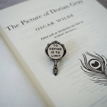 Cargar imagen en el visor de la galería, The Picture of Dorian Gray Enamel Pin Badge - Gothic Mirror
