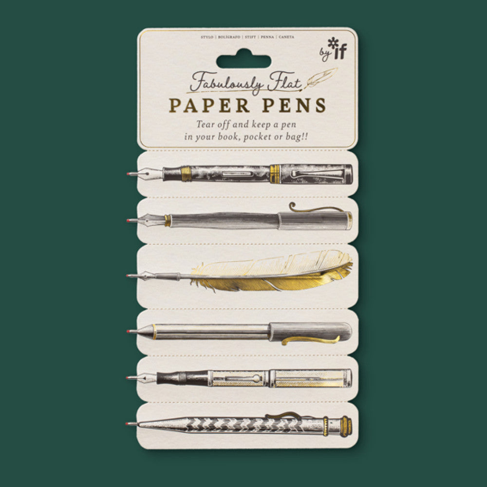 Fabulousy Flat Paper Pens and Bookmarks-5035393341015