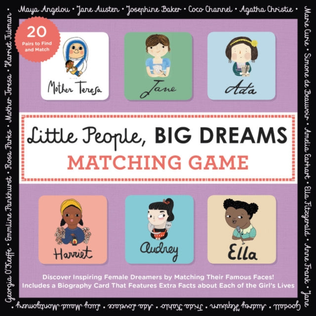 Little People, BIG DREAMS Matching Game : Put Your Brain to the Test with All the Girls of the Little People, BIG DREAMS Series! Volume 25-9781631065866