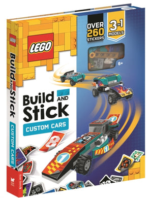 LEGO (R) Build and Stick: Custom Cars (Includes LEGO (R) bricks, book and over 260 stickers)-9781780558141