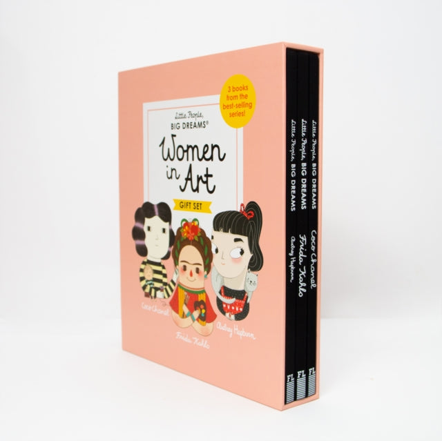 Little People, BIG DREAMS: Women in Art : 3 books from the best-selling series! Coco Chanel - Frida Kahlo - Audrey Hepburn-9781786034038